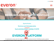 Tablet Screenshot of everon.fi